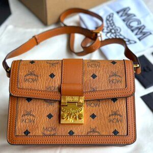 MCM Gretl Visetos Monogram Mini Crossbody Bag